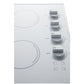 Summit 24" Wide 230V 4-Burner Radiant Cooktop - CR425WH - MyBBQDirect
