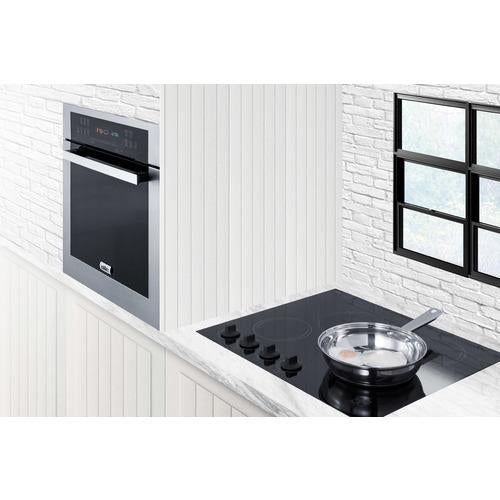 Summit 24" Wide 230V 4-Burner Radiant Cooktop - CREK4W - MyBBQDirect
