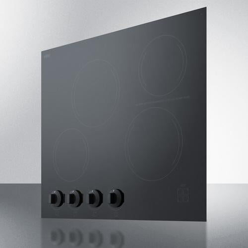 Summit 24" Wide 230V 4-Burner Radiant Cooktop - CREK4W - MyBBQDirect