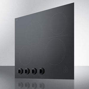 Summit 24" Wide 230V 4-Burner Radiant Cooktop - CREK4W - MyBBQDirect