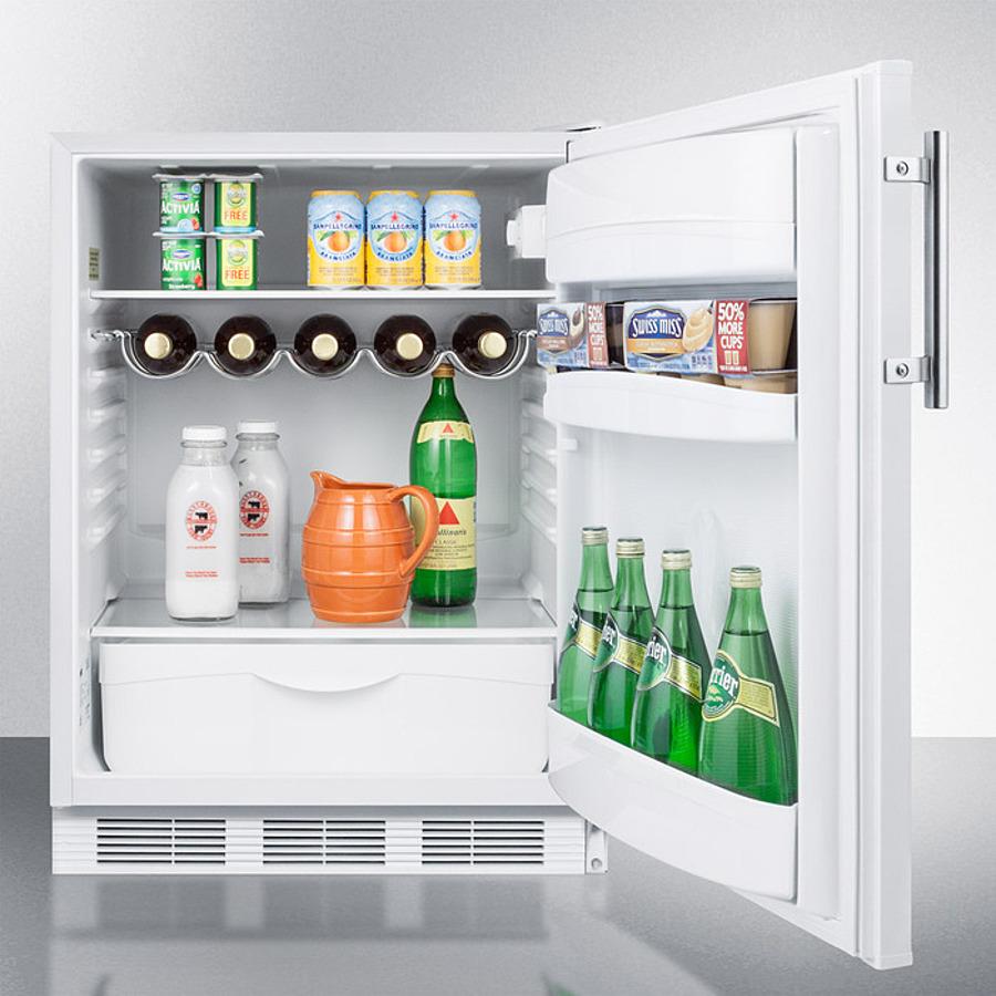 Summit 24" Wide All-Refrigerator - FF61W - MyBBQDirect