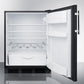Summit 24" Wide All-Refrigerator - FF63BK - MyBBQDirect