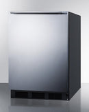 Summit 24" Wide All-Refrigerator With Horizontal Handle - FF63BKSSHH