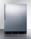 Summit 24" Wide All-Refrigerator With Thin Handle - FF63BKSSHV