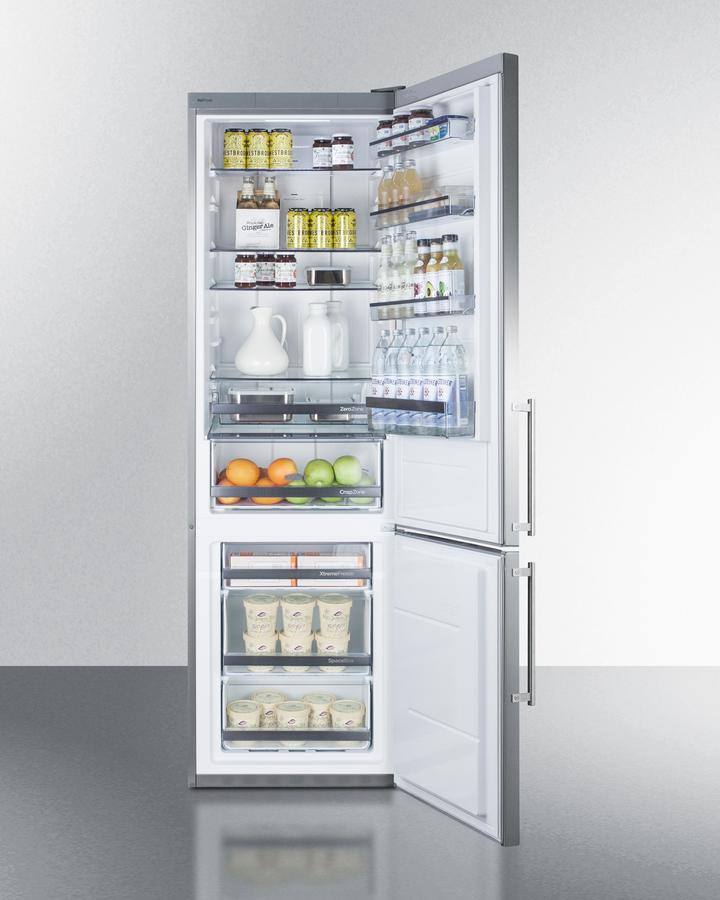 Summit 24" Wide Bottom Freezer Refrigerator - FFBF181ES - MyBBQDirect