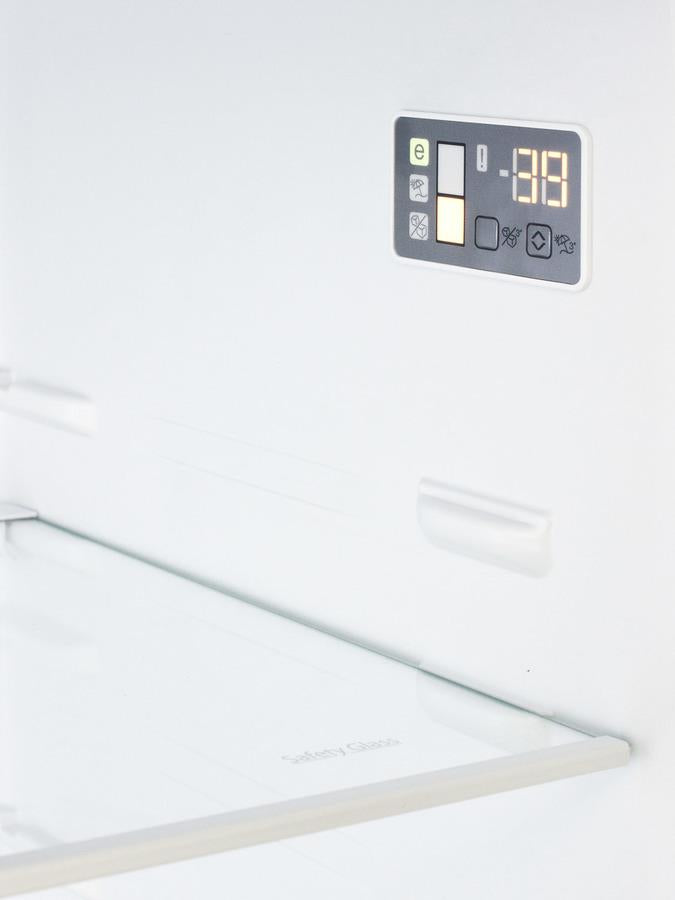 Summit 24" Wide Bottom Freezer Refrigerator in White with Digital Controls - FFBF241W - MyBBQDirect