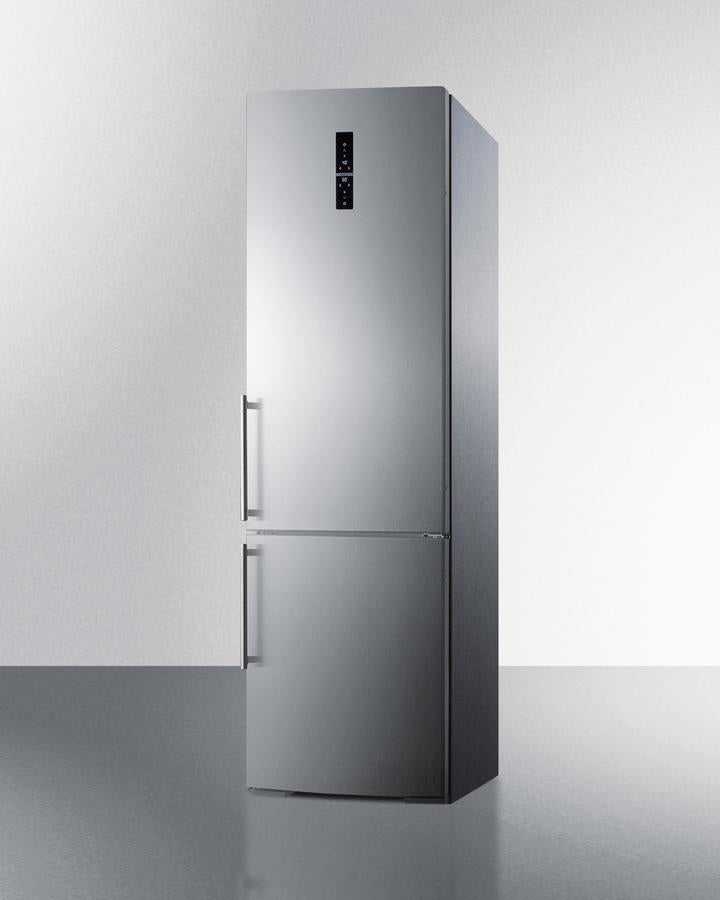 Summit 24" Wide Bottom Freezer Refrigerator With Icemaker - FFBF181ESIM - MyBBQDirect