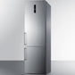 Summit 24" Wide Bottom Freezer Refrigerator With Icemaker - FFBF181ESIM - MyBBQDirect