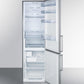 Summit 24" Wide Bottom Freezer Refrigerator With Icemaker - FFBF192SSIM