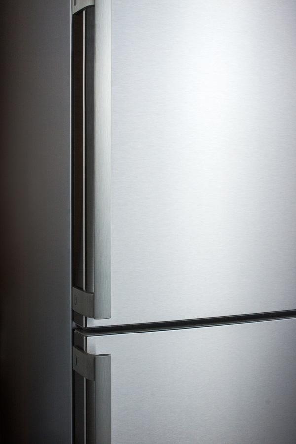 Summit 24" Wide Bottom Freezer Refrigerator With Icemaker - FFBF247SSIM - MyBBQDirect