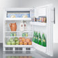 Summit 24" Wide Break Room Refrigerator-Freezer ADA Compliant - BKRF661BIADA - MyBBQDirect