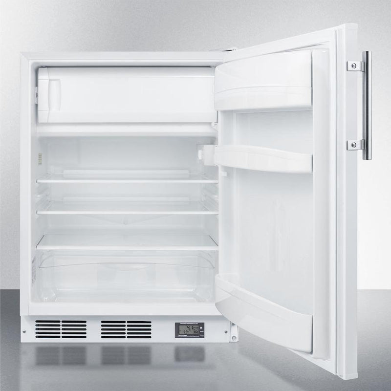 Summit 24" Wide Break Room Refrigerator-Freezer ADA Compliant - BKRF661BIADA