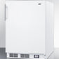Summit 24" Wide Break Room Refrigerator-Freezer ADA Compliant - BKRF661BIADA - MyBBQDirect