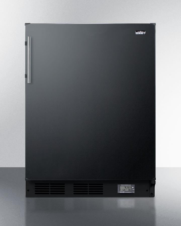 Summit 24" Wide Break Room Refrigerator-Freezer ADA Compliant - BKRF663BBIADA