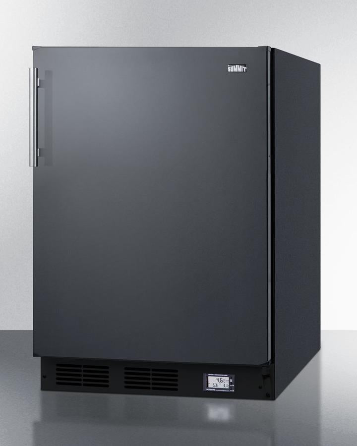 Summit 24" Wide Break Room Refrigerator-Freezer ADA Compliant - BKRF663BBIADA - MyBBQDirect