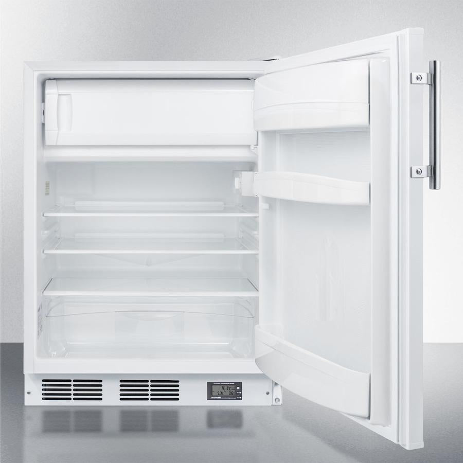 Summit 24" Wide Break Room Refrigerator-Freezer - BKRF661 - MyBBQDirect