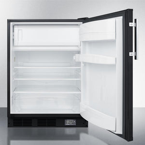 Summit 24" Wide Break Room Refrigerator-Freezer - BKRF663B - MyBBQDirect
