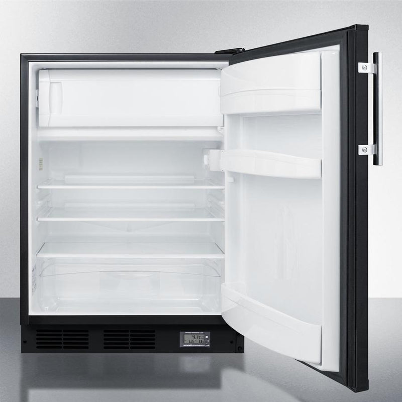Summit 24" Wide Break Room Refrigerator-Freezer - BKRF663B