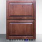 Summit 24" Wide Built-In 2-Drawer All-Refrigerator - FF642D