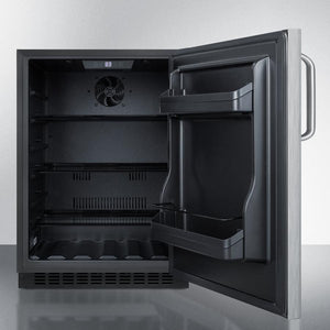 Summit 24" Wide Built-In All-Refrigerator, ADA Compliant - AL54CSSTB - MyBBQDirect
