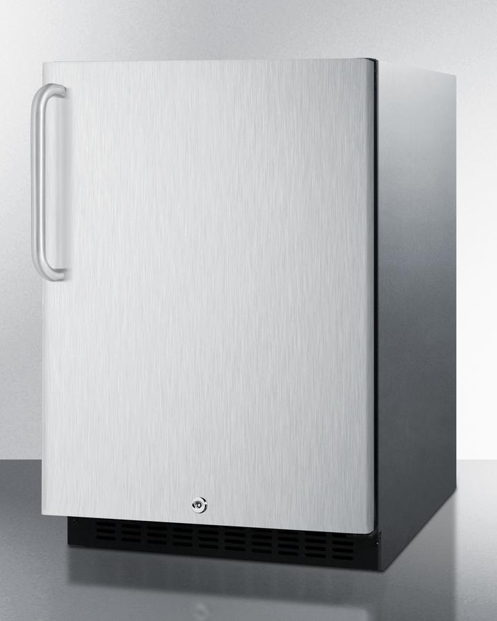 Summit 24" Wide Built-In All-Refrigerator, ADA Compliant - AL54CSSTB - MyBBQDirect