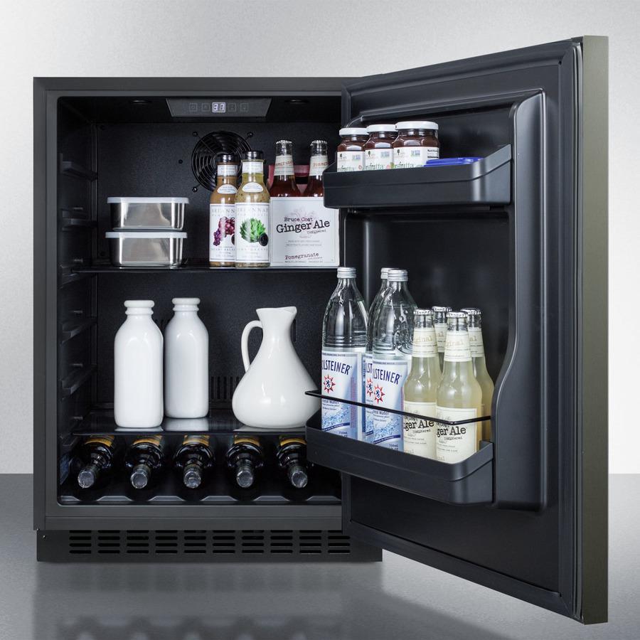 Summit 24" Wide Built-In All-Refrigerator ADA Compliant - AL54KSHH - MyBBQDirect