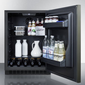 Summit 24" Wide Built-In All-Refrigerator ADA Compliant - AL54KSHH - MyBBQDirect