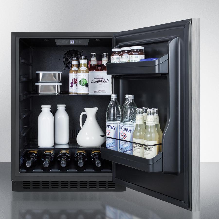 Summit 24" Wide Built-In All-Refrigerator ADA Compliant - AL54SSHH - MyBBQDirect