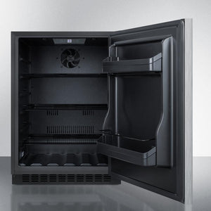 Summit 24" Wide Built-In All-Refrigerator ADA Compliant - AL54SSHH - MyBBQDirect
