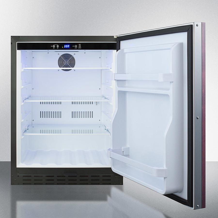 Summit 24" Wide Built-In All-Refrigerator ADA Compliant - AL55IF - MyBBQDirect