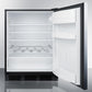 Summit 24" Wide Built-In All-Refrigerator ADA Compliant - AR5BS - MyBBQDirect