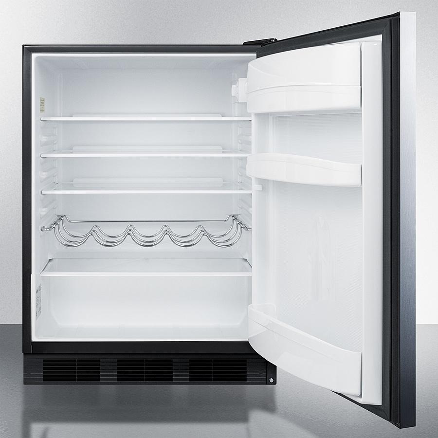 Summit 24" Wide Built-In All-Refrigerator ADA Compliant - AR5BS - MyBBQDirect