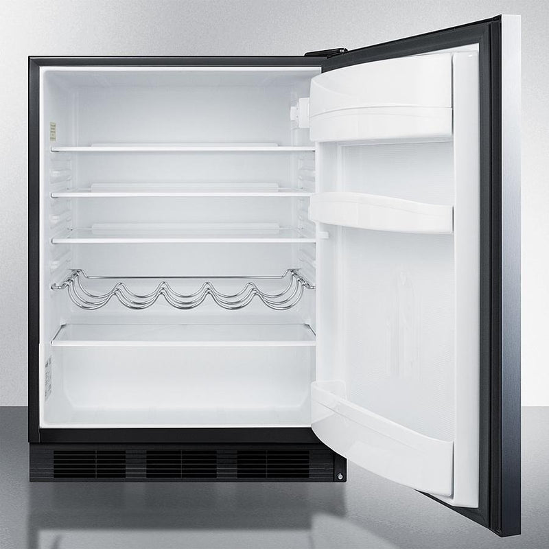 Summit 24" Wide Built-In All-Refrigerator ADA Compliant - AR5BS