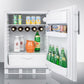 Summit 24" Wide Built-In All-Refrigerator - FF61WBI - MyBBQDirect
