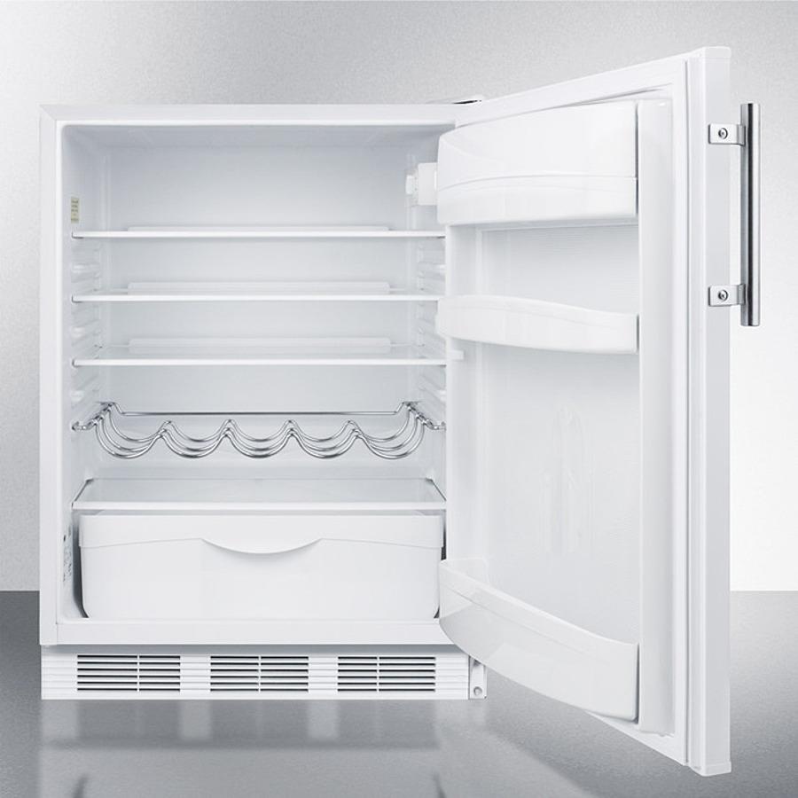 Summit 24" Wide Built-In All-Refrigerator - FF61WBI - MyBBQDirect