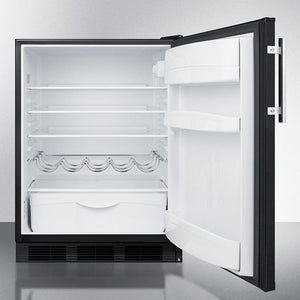 Summit 24" Wide Built-In All-Refrigerator - FF63BKBI - MyBBQDirect