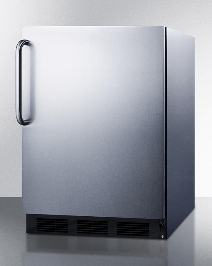 Summit 24" Wide Built-In All-Refrigerator - FF63BKCSS - MyBBQDirect