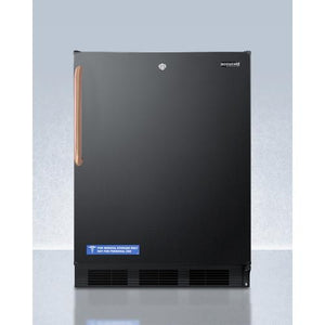 Summit 24" Wide Built-In All-Refrigerator with Antimicrobial Pure Copper Handle ADA Compliant - FF7LBLKBITBCADA - MyBBQDirect