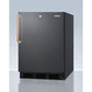 Summit 24" Wide Built-In All-Refrigerator with Antimicrobial Pure Copper Handle ADA Compliant - FF7LBLKBITBCADA - MyBBQDirect
