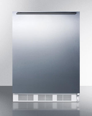 Summit 24" Wide Built-In All-Refrigerator With Horizontal Handle - FF61WBISSHH - MyBBQDirect