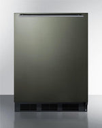 Summit 24" Wide Built-In All-Refrigerator With Horizontal Handle - FF63BKBIKSHH - MyBBQDirect