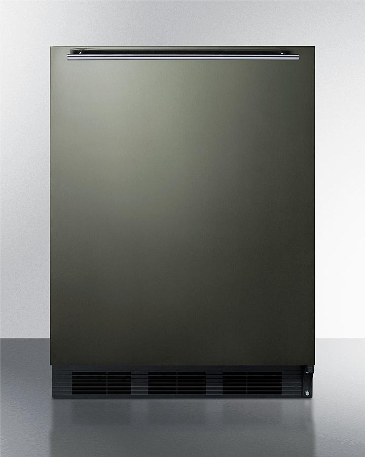 Summit 24" Wide Built-In All-Refrigerator With Horizontal Handle - FF63BKBIKSHH - MyBBQDirect