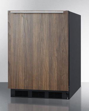 Summit 24" Wide Built-In All-Refrigerator With Wood Panel Door - FF63BKBIWP1 - MyBBQDirect