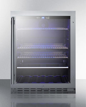 Summit 24" Wide Built-In Beverage Cooler ADA Compliant - ALBV2466CSS - MyBBQDirect