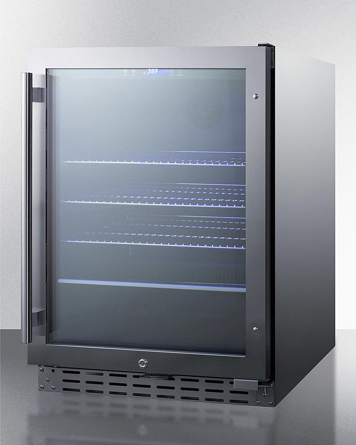 Summit 24" Wide Built-In Beverage Cooler ADA Compliant - ALBV2466CSS - MyBBQDirect