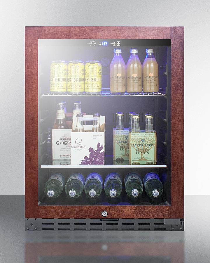 Summit 24" Wide Built-In Beverage Cooler ADA Compliant - ALBV2466PNR - MyBBQDirect