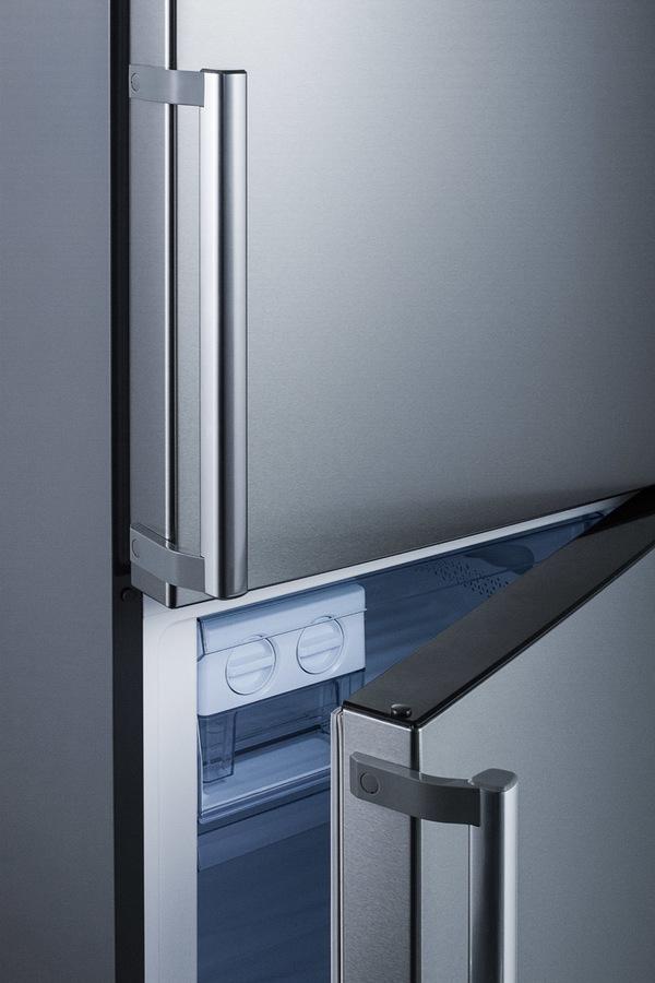 Summit 24" Wide Built-In Bottom Freezer Refrigerator - FFBF192SSBI - MyBBQDirect