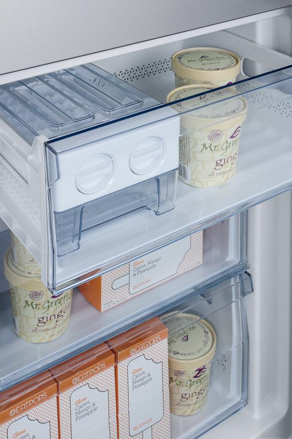 Summit 24" Wide Built-In Bottom Freezer Refrigerator - FFBF192SSBI - MyBBQDirect