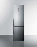 Summit 24" Wide Built-In Bottom Freezer Refrigerator With Icemaker - FFBF192SSBIIM - MyBBQDirect