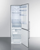 Summit 24" Wide Built-In Bottom Freezer Refrigerator With Icemaker - FFBF192SSBIIM